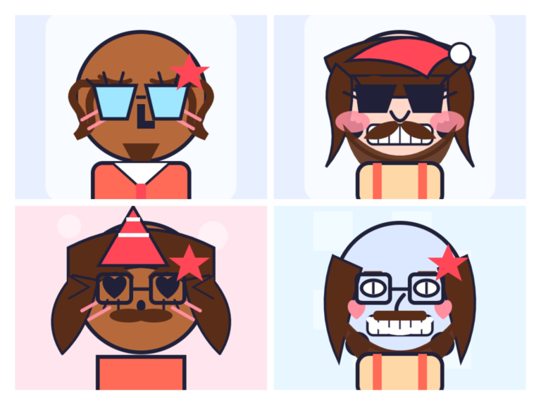 Best free oval face generators preview showing cute customizable oval face avatars